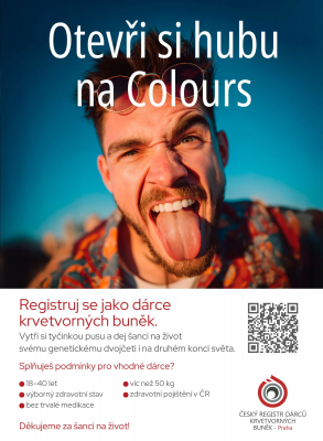 Colours of Ostrava: nábory nových dárců v červenci 